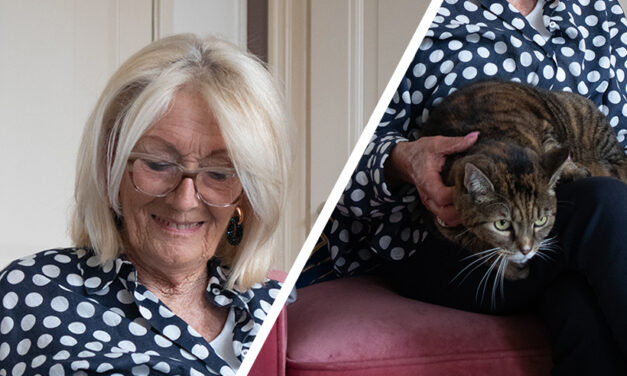 Amsterdamse huisdieren: Prosecco Tilly en haar kat Moppie