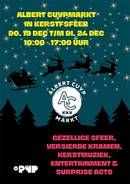 Albert Cuypmarkt Kerst